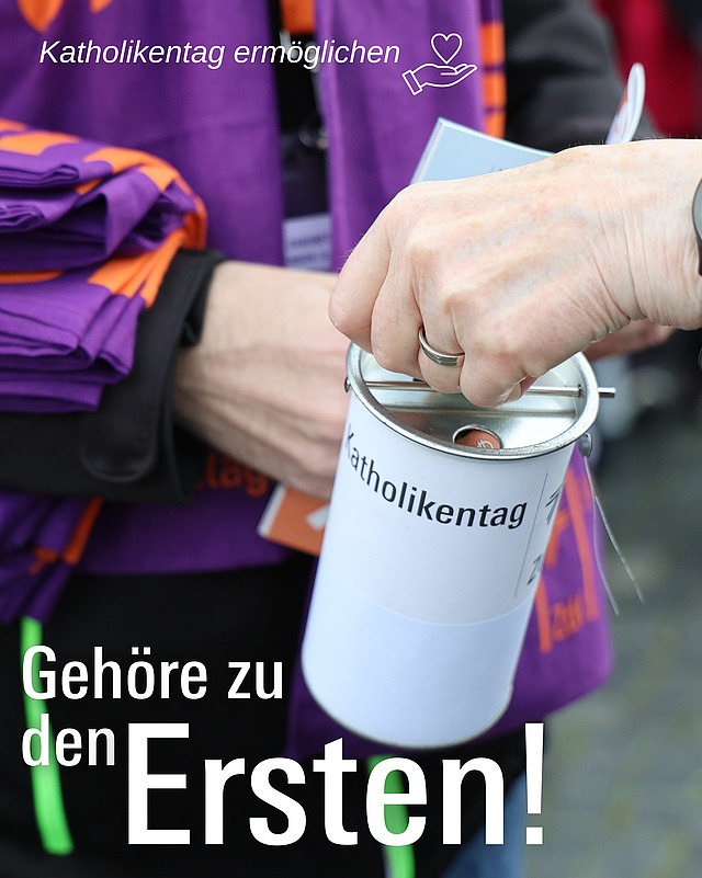 KATHOLIKENTAG ERMÖGLICHEN!
Wie jede Großveranstaltung kostet auch der Katholikentag viel Geld und ist auf Unterstützung und Zuschüsse angewiesen.
Mit deiner Spende förderst du eine Gemeinschaft, die für Dialog, Solidarität und Zukunft steht!
Damit hilfst du uns:
🔴Veranstaltungen, Workshops und Projekte zu realisieren, die Menschen bewegen und verbinden
🔴Menschen die Teilnahme zu ermöglichen, die sich kein reguläres Ticket leisten können
🔴 vielen Ehrenamtlichen DANKE zu sagen, die Ihre Kraft und Zeit für den Katholikentag geben
🔴den Katholikentag nachhaltiger und inklusiver zu machen
🙌 Jeder Beitrag zählt. Jeder Euro bewirkt etwas. Vielen Dank für eure Unterstützung!
👉 Mehr Infos unter: katholikentag.de/foerdern
#Katholikentag2026 #Würzburg #Spenden