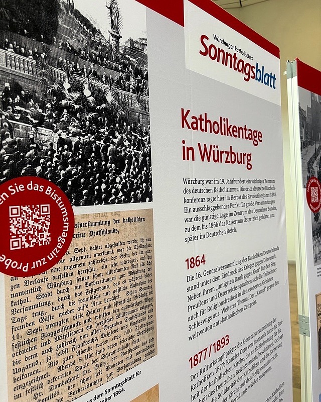 175 Jahre Würzburger katholisches Sonntagsblatt! 📰 💥
Gestern wurde in Würzburg ein großer Geburtstag gefeiert. Seit 175 Jahren informiert das Würzburger katholisches Sonntagsblatt die Menschen im Bistum. Dabei hat das Blatt viele Umbrüche erlebt, fühlte sich aber immer den Grundsätzen eines christlichen Journalismus verpflichtet. Mit konstruktiven Geschichten, die Mut und Hoffnung machen. Wie eine kleine Ausstellung zum Jubiläum zeigt, wurde auch schon über die vergangenen Würzburger Katholikentage berichtet. 👏
Wir gratulieren herzlich, wünschen alles Gute für die vielfältigen neuen Herausforderungen und freuen uns sehr auf die Zusammenarbeit im nächsten Jahr! 🎉
Bild: Ruppert
#175Jahre #würzburg #sonntagsblatt #katholikentag2026